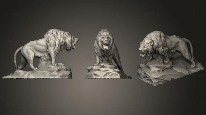 3D модель Скульптура льва (STL)